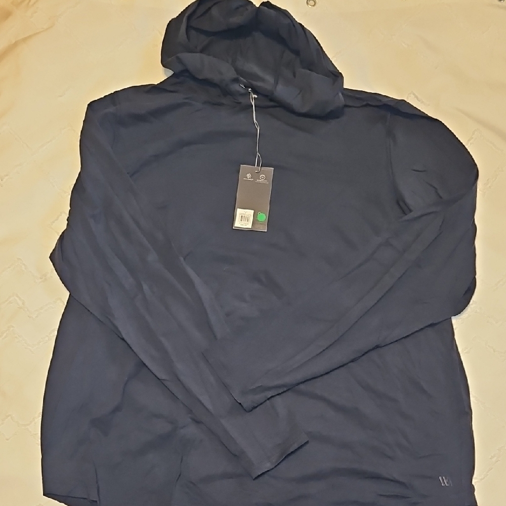 VRST Navy Blue Hooded Tee